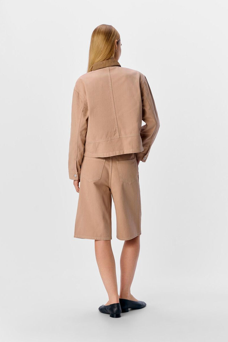 Object Avery Sandshell Melange Bermuda Shorts - The Mercantile London