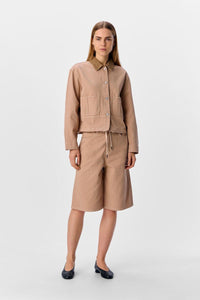 Object Avery Sandshell Melange Bermuda Shorts - The Mercantile London