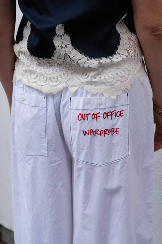 Stella Nova Out Of Office Embroidered Shorts - The Mercantile London