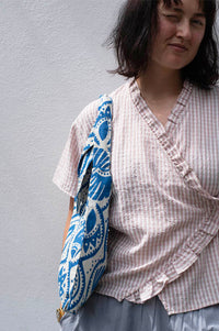ICHI Molly Pink Nectar Tie Blouse - The Mercantile London