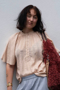Project AJ117 Sandie Sand Blouse - The Mercantile London