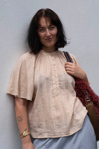 Project AJ117 Sandie Sand Blouse - The Mercantile London