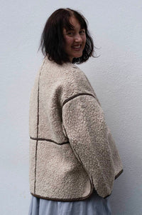 Bellerose Jina Natural Sherpa Jacket - The Mercantile London