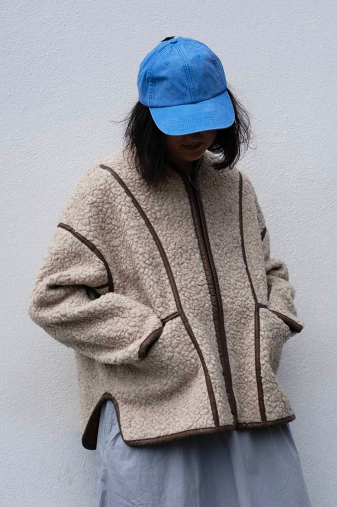 Bellerose Jina Natural Sherpa Jacket - The Mercantile London