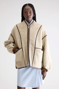 Bellerose Jina Natural Sherpa Jacket - The Mercantile London