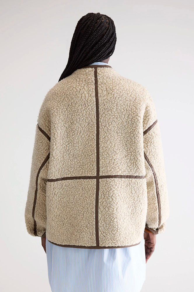 Bellerose Jina Natural Sherpa Jacket - The Mercantile London