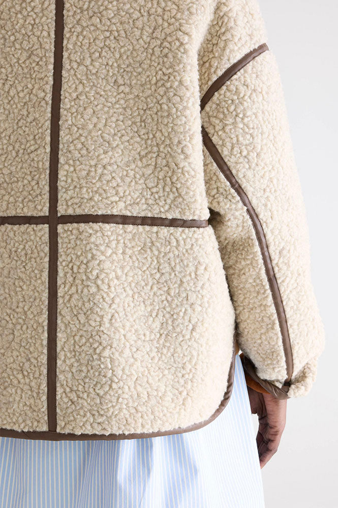 Bellerose Jina Natural Sherpa Jacket - The Mercantile London