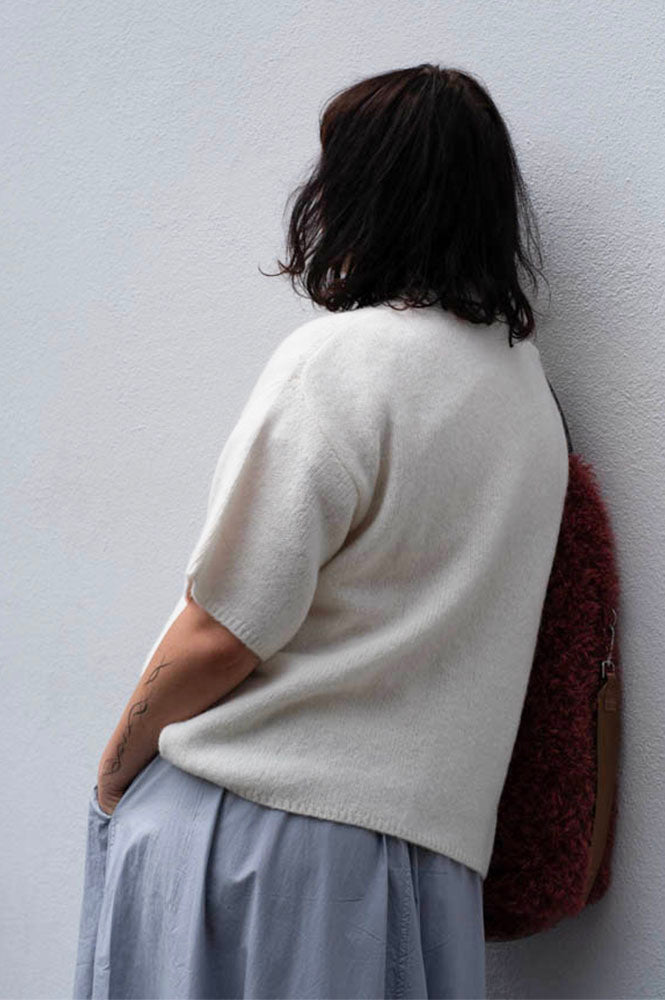 Second Female Wanda Dark Chalk O-Neck Jumper - The Mercantile London