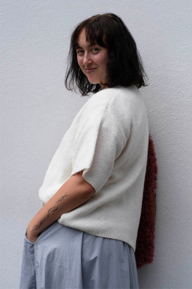 Second Female Wanda Dark Chalk O-Neck Jumper - The Mercantile London