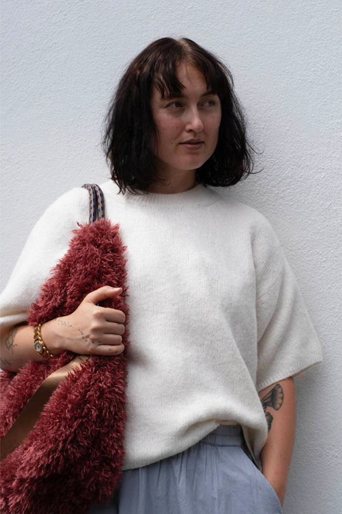 Second Female Wanda Dark Chalk O-Neck Jumper - The Mercantile London