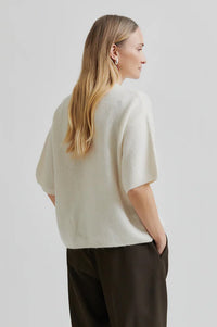 Second Female Wanda Dark Chalk O-Neck Jumper - The Mercantile London