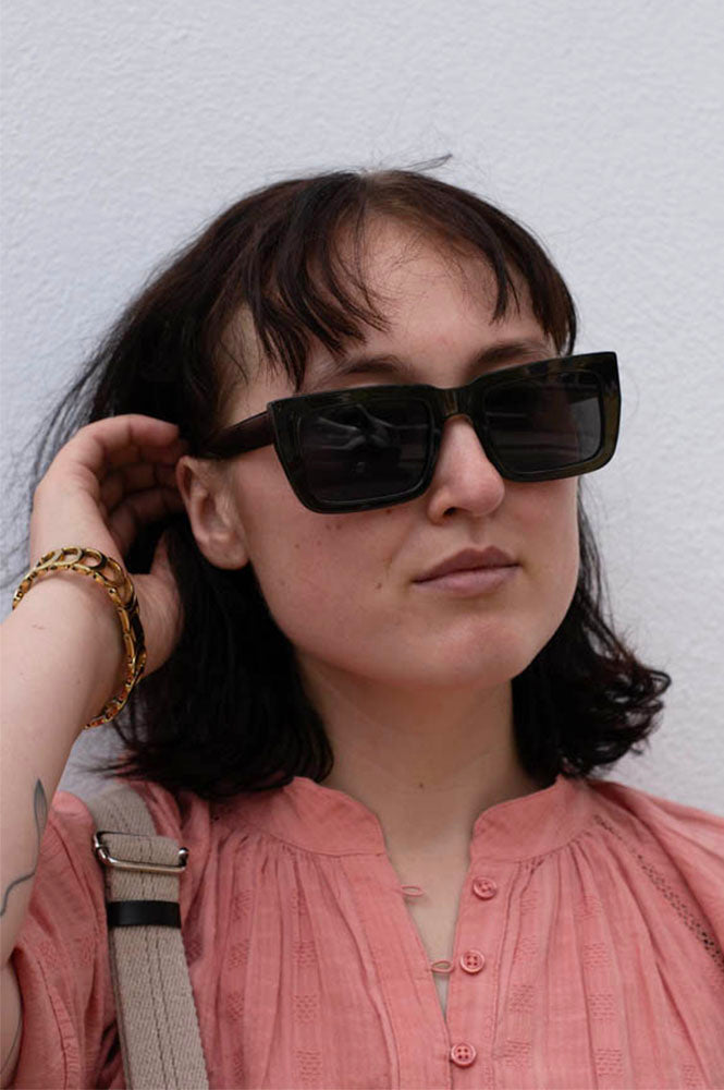 Eco Shades Palazzo Olive Sunglasses - The Mercantile London