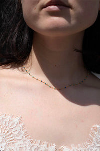 Enamel Copenhagen Lola Necklace in Atlantic - The Mercantile London