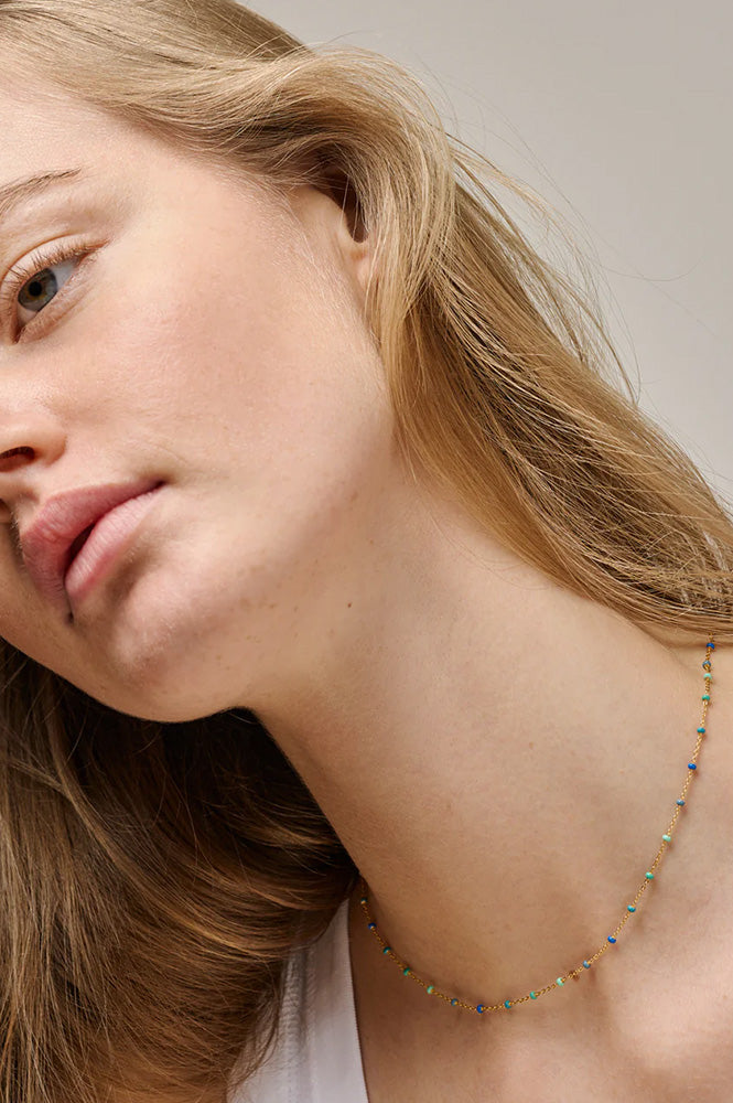 Enamel Copenhagen Lola Necklace in Atlantic - The Mercantile London