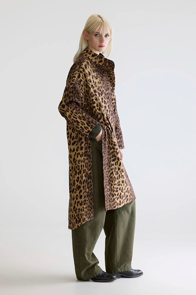 Bellerose Juttac Combo D Leopard Trench Coat - The Mercantile London