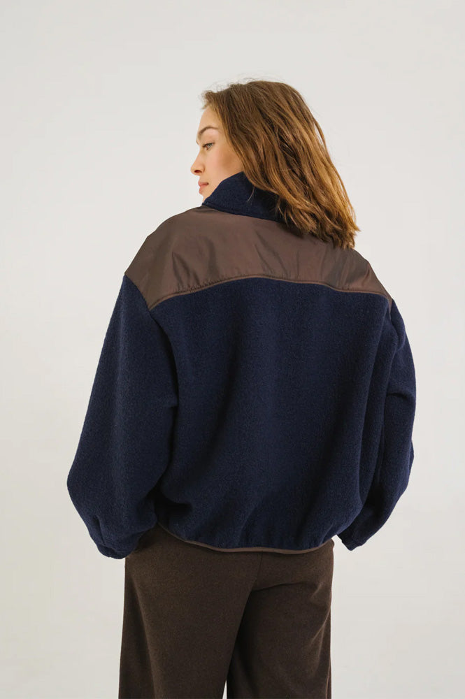 Sacrécoeur Jaya Navy Jacket - The Mercantile London