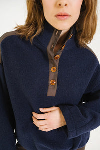 Sacrécoeur Jaya Navy Jacket - The Mercantile London