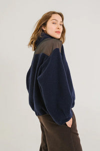 Sacrécoeur Jaya Navy Jacket - The Mercantile London