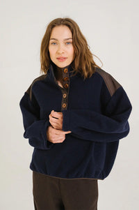 Sacrécoeur Jaya Navy Jacket - The Mercantile London