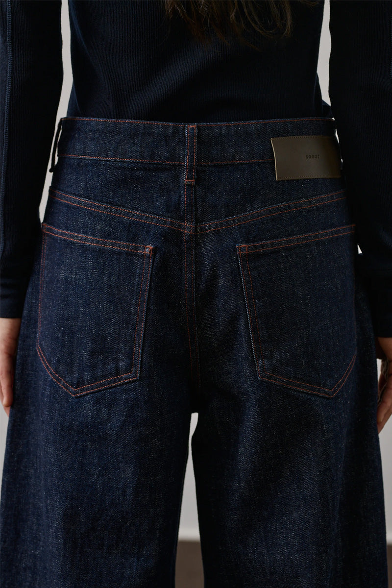 Soeur Eliott Raw Blue Balloon Jeans - The Mercantile London