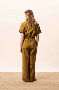 FRNCH Galatee Olive Jumpsuit - The Mercantile London
