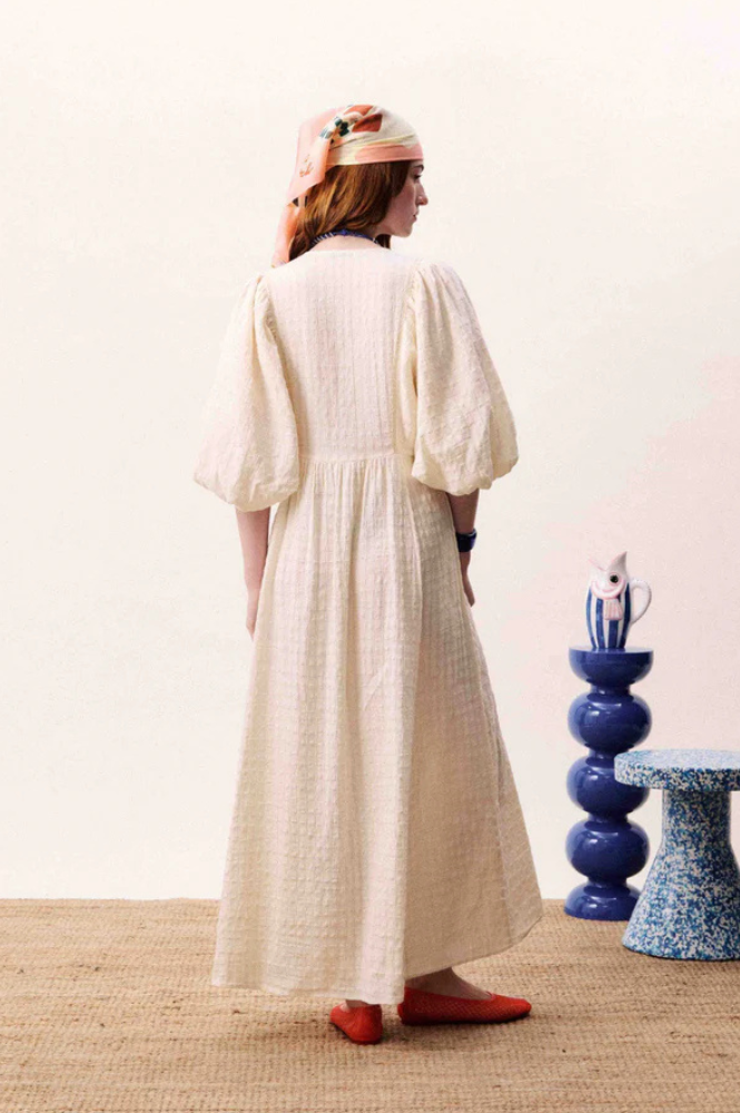 FRNCH Neto Butter Dress - The Mercantile London