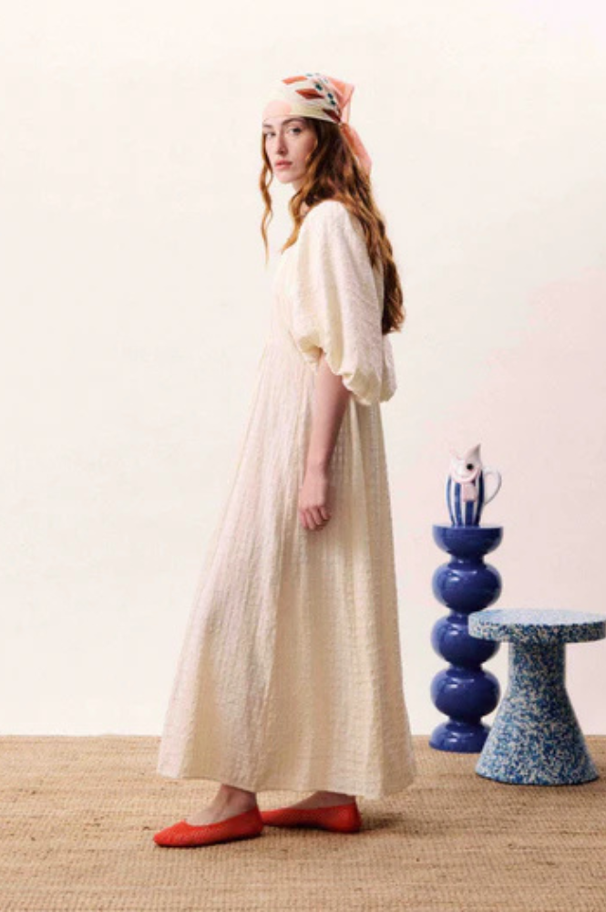 FRNCH Neto Butter Dress - The Mercantile London