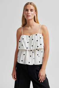 Second Female Salliy Polka Dot Top - The Mercantile London