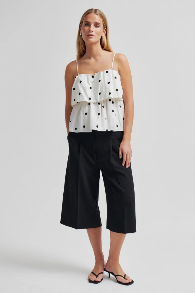 Second Female Salliy Polka Dot Top - The Mercantile London