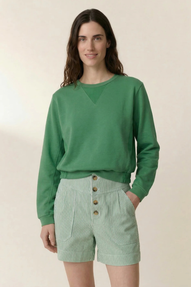Leon & Harper Sugar Green Sweatshirt - The Mercantile London