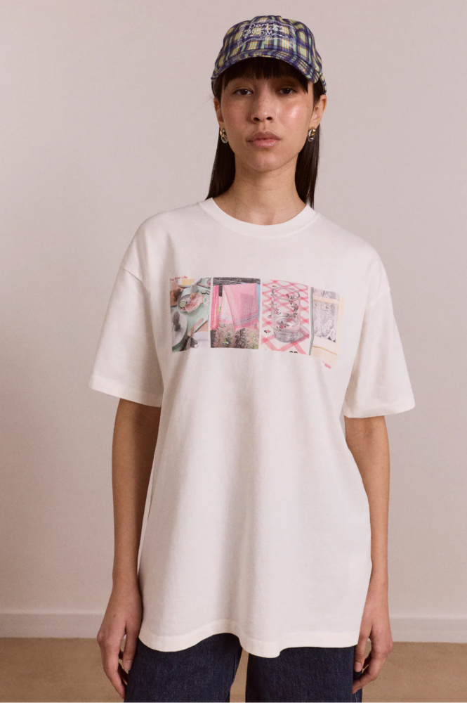 Damson Madder Slow Life Boyfriend T-Shirt - The Mercantile London