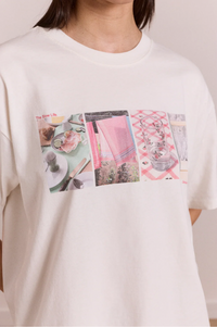 Damson Madder Slow Life Boyfriend T-Shirt - The Mercantile London