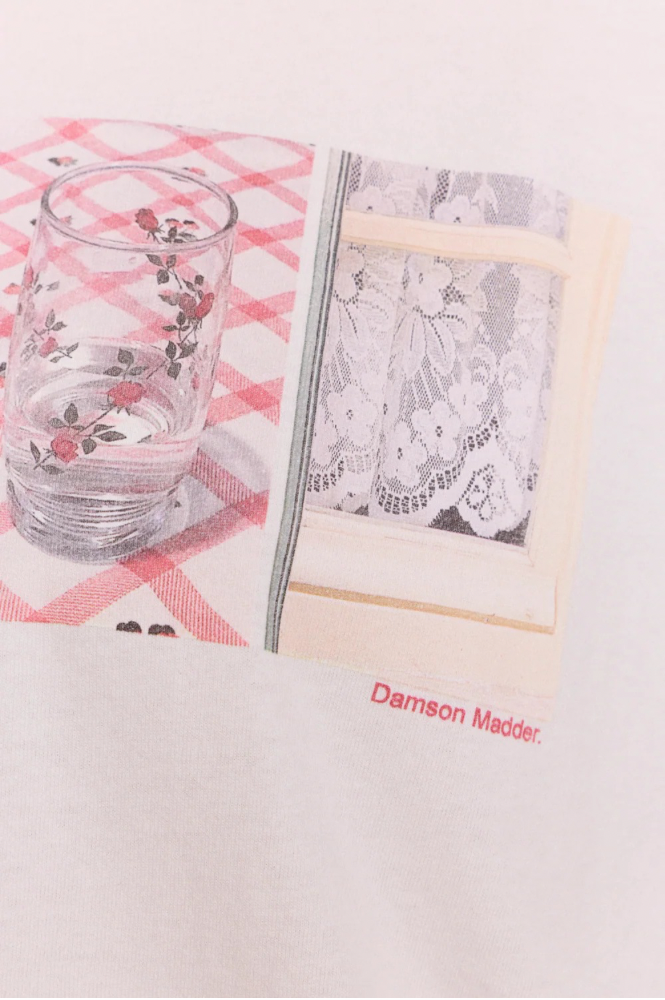 Damson Madder Slow Life Boyfriend T-Shirt - The Mercantile London