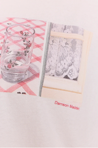 Damson Madder Slow Life Boyfriend T-Shirt - The Mercantile London