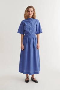 Basic Apparel Chane Sodalite Blue Skirt - The Mercantile London