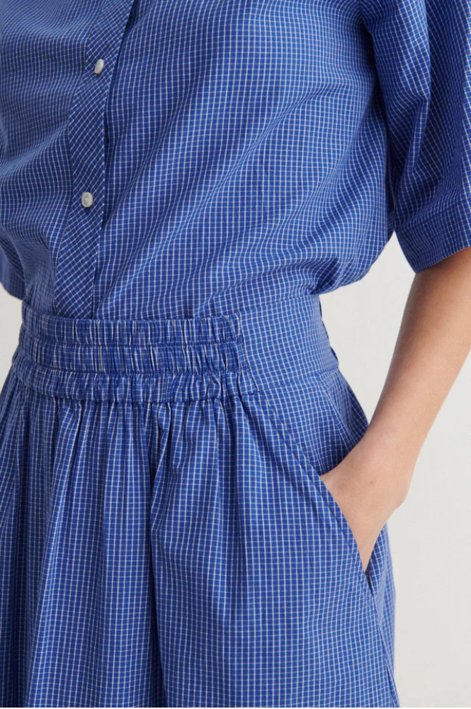 Basic Apparel Chane Sodalite Blue Skirt - The Mercantile London