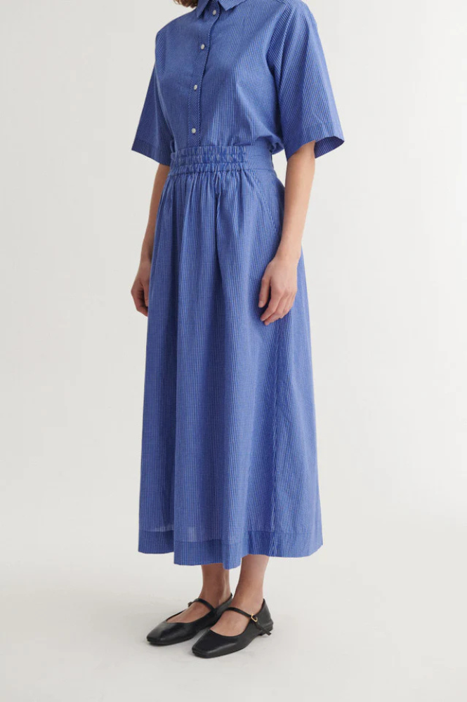 Basic Apparel Chane Sodalite Blue Skirt - The Mercantile London
