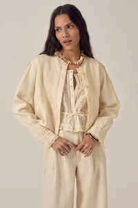 Maison Hotel Otelo Linen Solstice Ivory Jacket - The Mercantile London