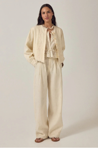 Maison Hotel Otelo Linen Solstice Ivory Jacket - The Mercantile London