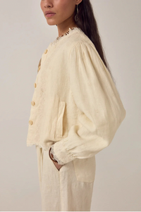 Maison Hotel Otelo Linen Solstice Ivory Jacket - The Mercantile London