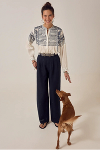 Maison Hotel Otto Degas Night Sky Trousers - The Mercantile London