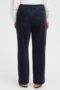 Fransa Salomi Navy Corduroy Trousers