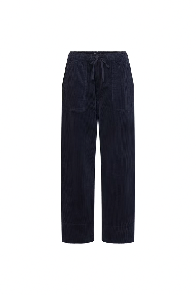 Fransa Salomi Navy Corduroy Trousers