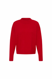 ICHI Sage Salsa Red Jumper