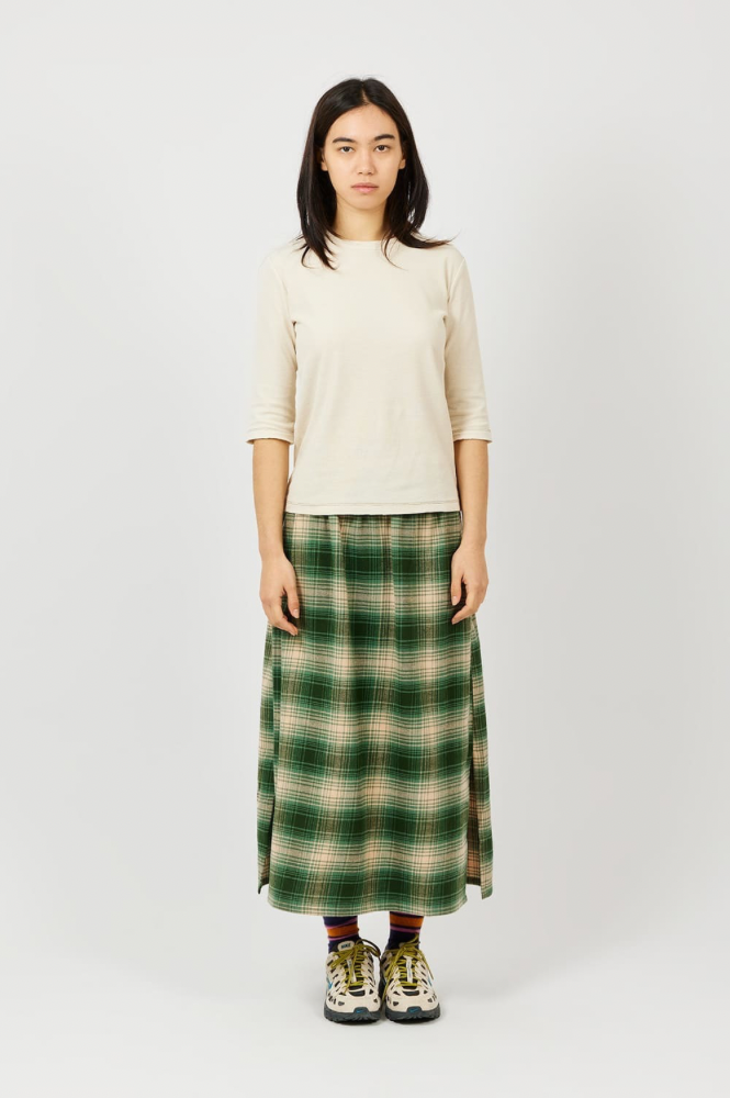 A.P Green Tartan Checked Skirt