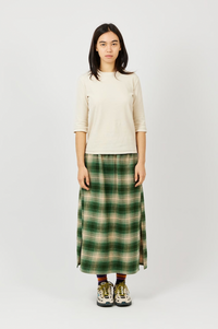 A.P Green Tartan Checked Skirt