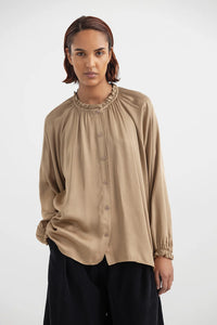 Project AJ117 Rachel Camel Blouse