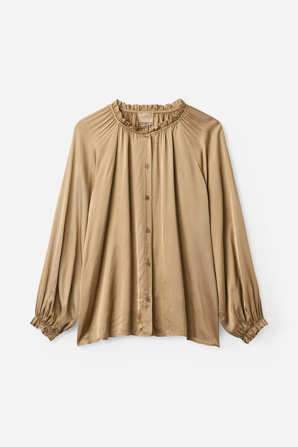 Project AJ117 Rachel Camel Blouse