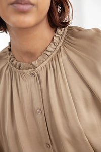 Project AJ117 Rachel Camel Blouse