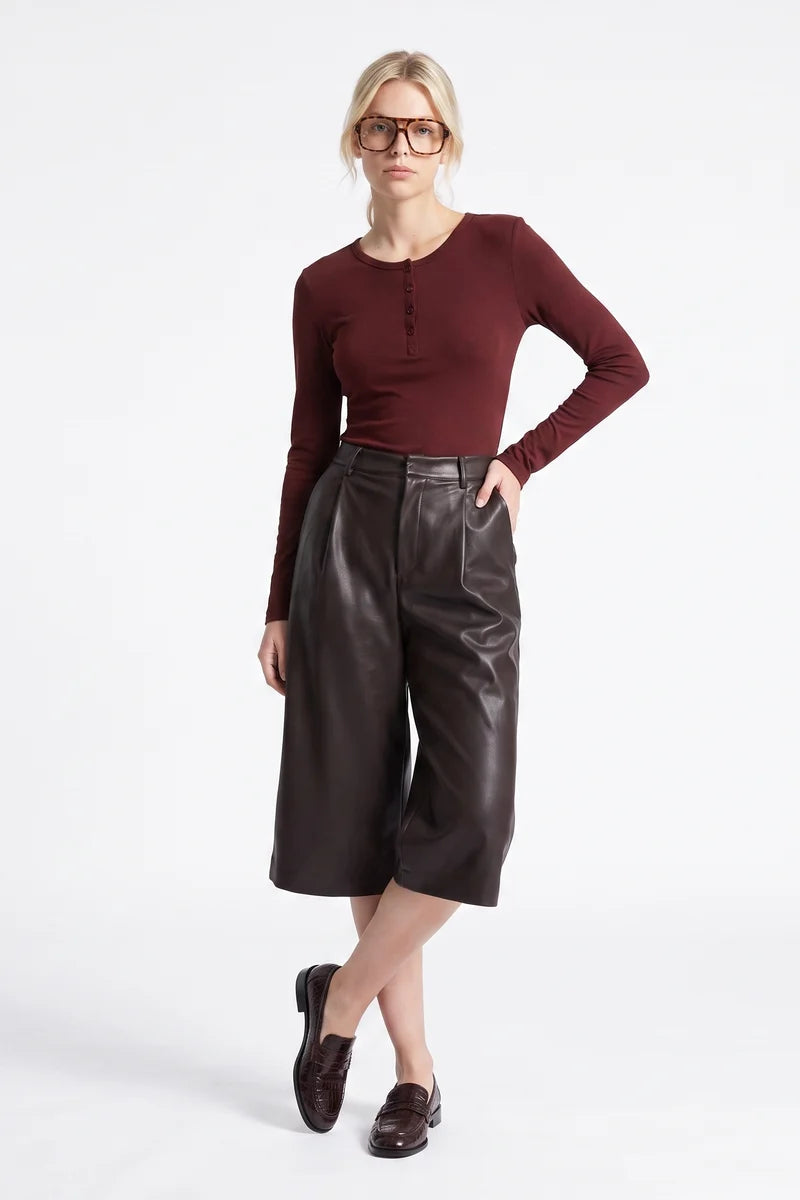 Artlove Vicki Wine Long-sleeve Top